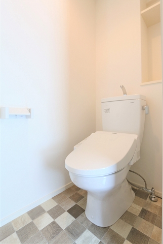清潔感のあるトイレです