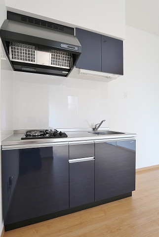 ２口コンロのシステムキッチン