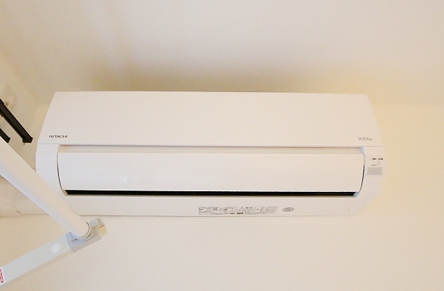 年中快適なエアコン付き