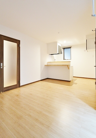 料理しながら見渡せるカウンターキッチン