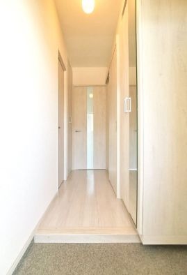 開放感のある広い玄関です