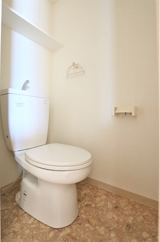 清潔感のあるトイレです