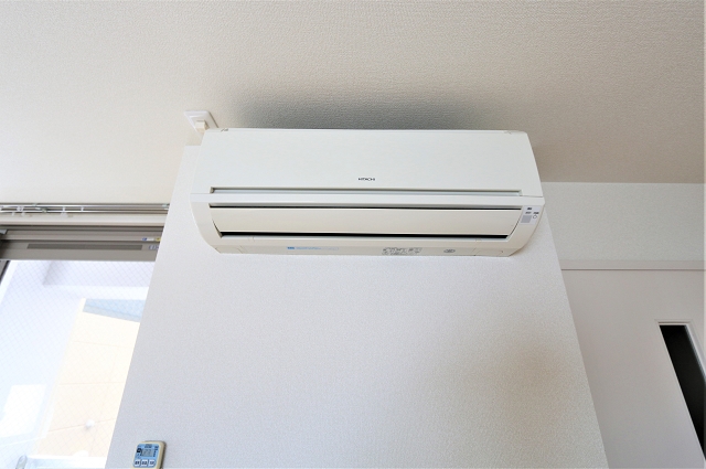 エアコン付きで年中快適です