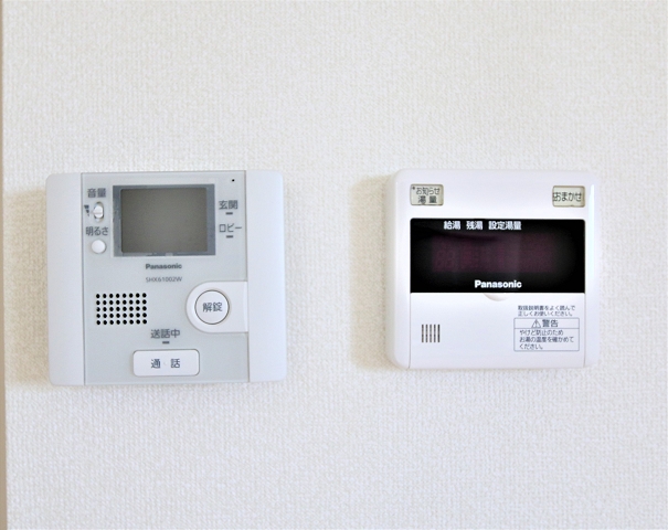 モニター付きで安心です