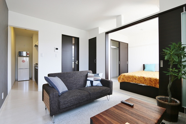 オシャレで解放感あるリビングです