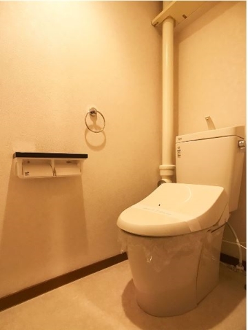 トイレ空間も広々しています