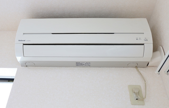 エアコン付きで快適に過ごせます