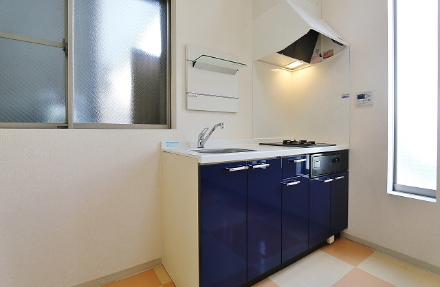 明るいキッチン