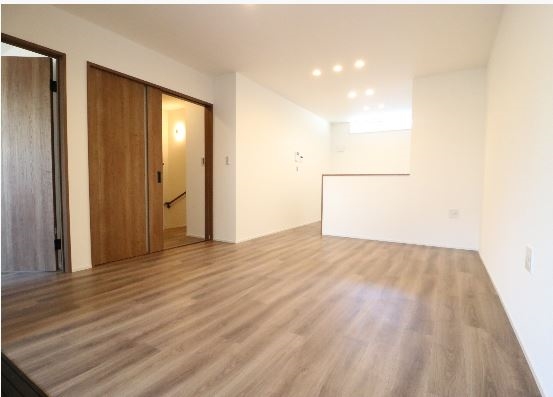 12帖の広々リビングです