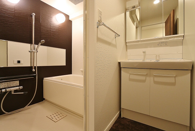 朝の支度はこちらで