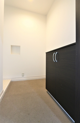 開放感のある玄関ですね