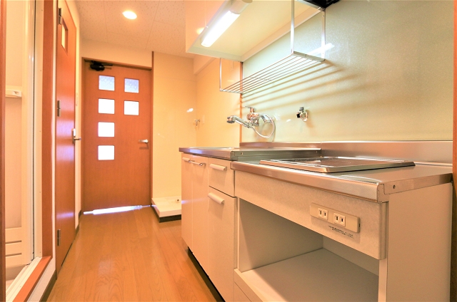 IHが付いていますがガスの開栓も可能です