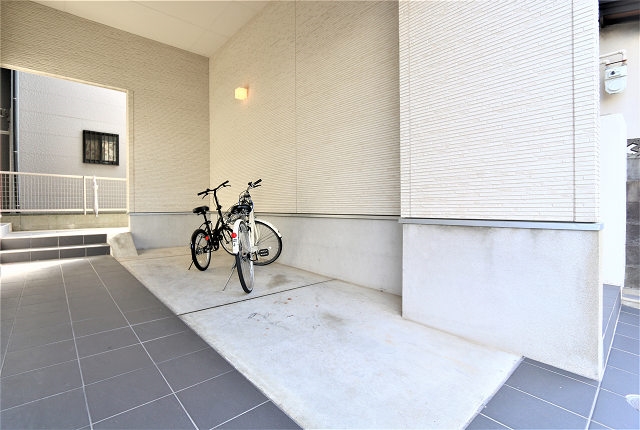 駐輪スペースがあります