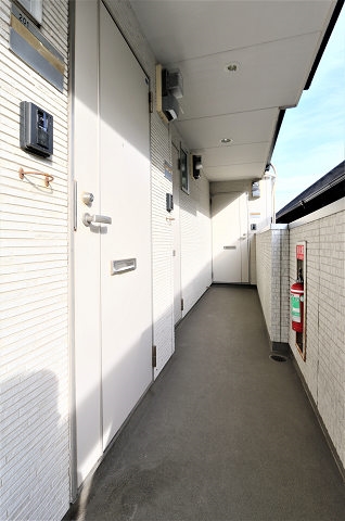 キレイにされてある通路です