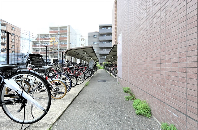沢山の台数が停めれる駐輪場です