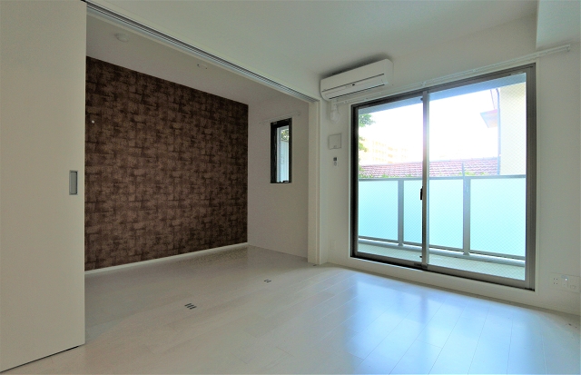 明るいリビングですね