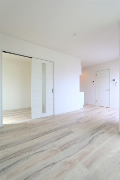 明るい雰囲気のリビングですね