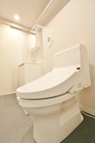 清潔感のあるお手洗いですね