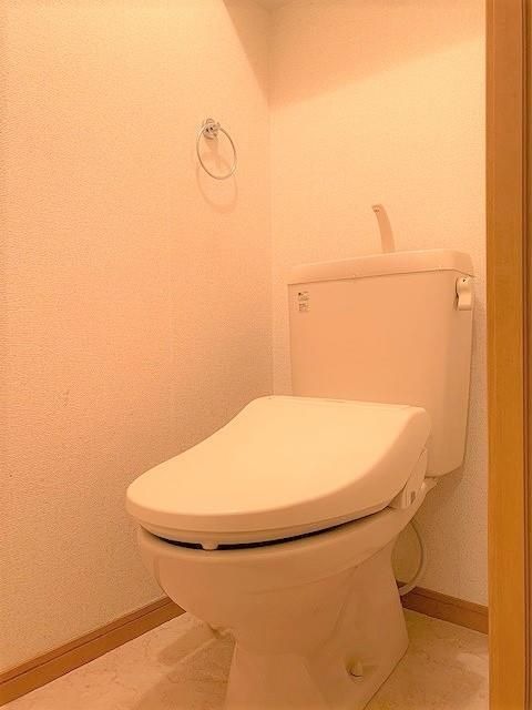 清潔感のあるトイレです