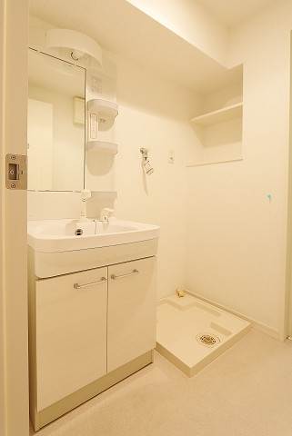 朝の身支度はこちらですね