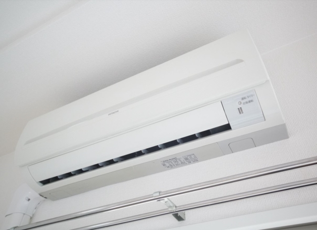 エアコン付きで年中快適