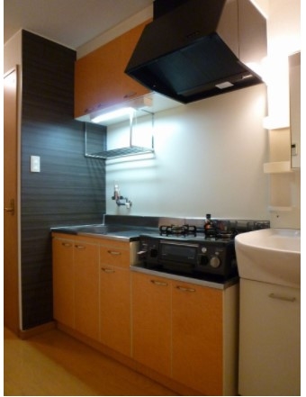 調理スペースも広々で料理もはかどりますね