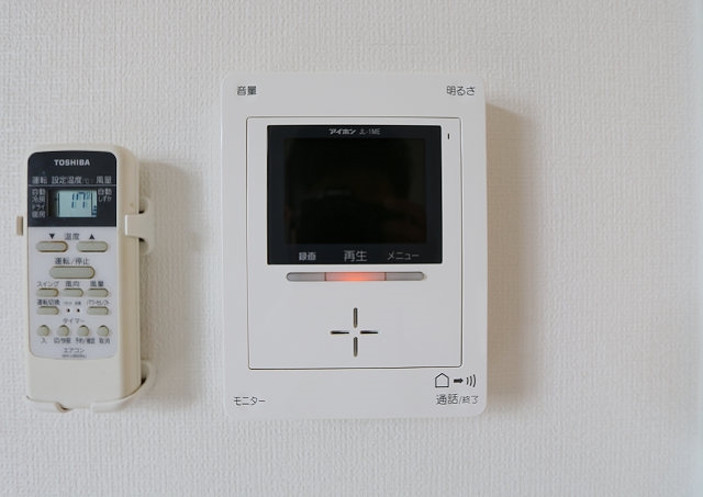 モニタ付きで来客時も安心