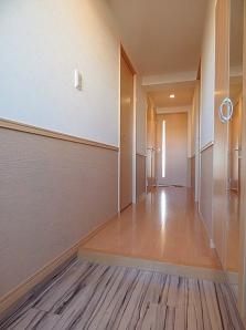 開放感のある玄関です