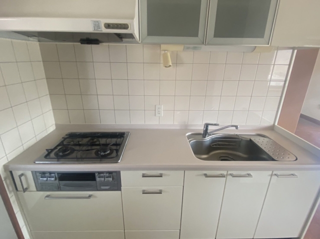 3口グリル付のシステムキッチンで料理がはかどりそうです