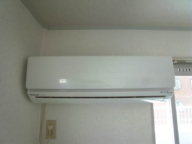 エアコン付きで快適に過ごせます