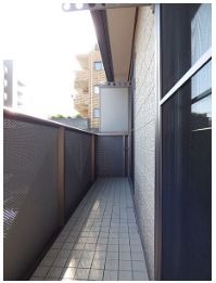 洗濯物たくさん干せます。