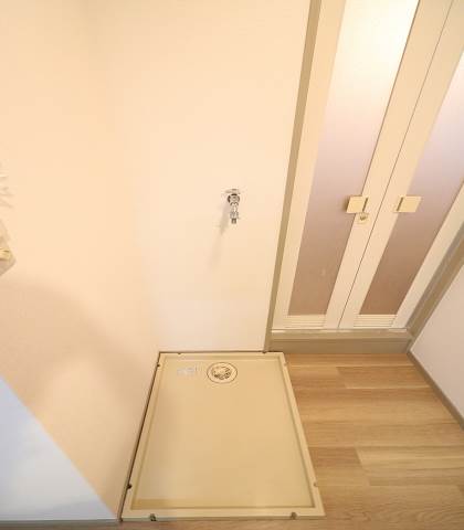 室内洗濯機置場です。