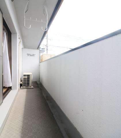 洗濯物たくさん干せます。