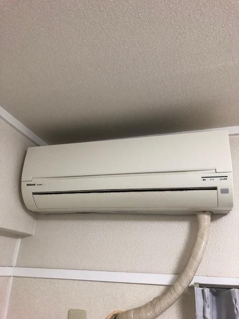 エアコン付きで一年中快適に過ごせます