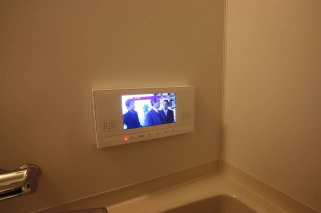 浴室テレビでゆったりくつろげます