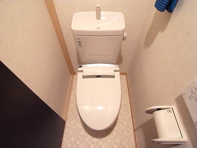 清潔感のあるトイレです