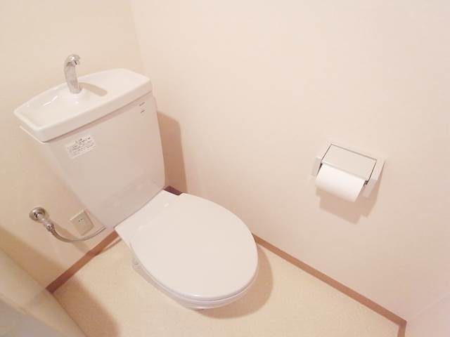 清潔感のあるトイレです