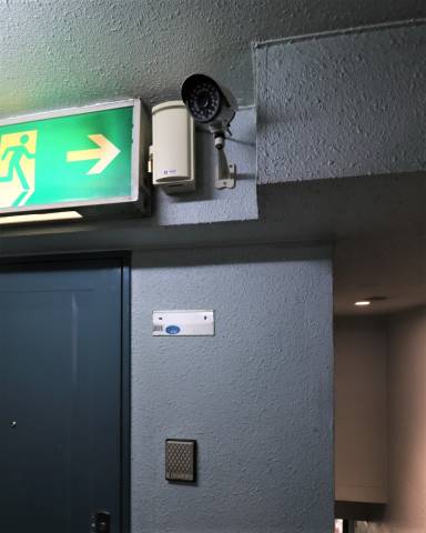 防犯カメラ備わっています