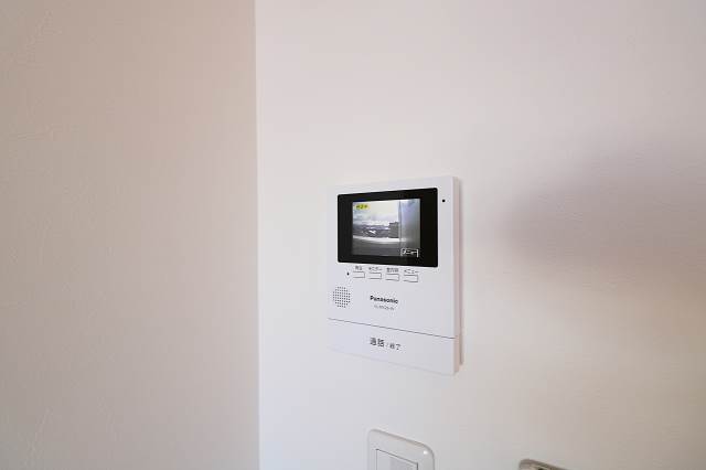 モニター付きで安心です