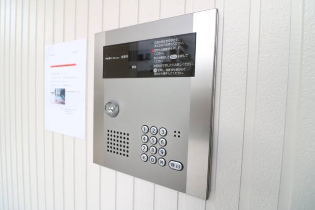 オートロック付きで安心です。