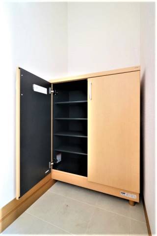 玄関収納もバッチリです