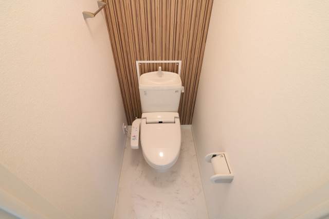 清潔感のあるトイレです