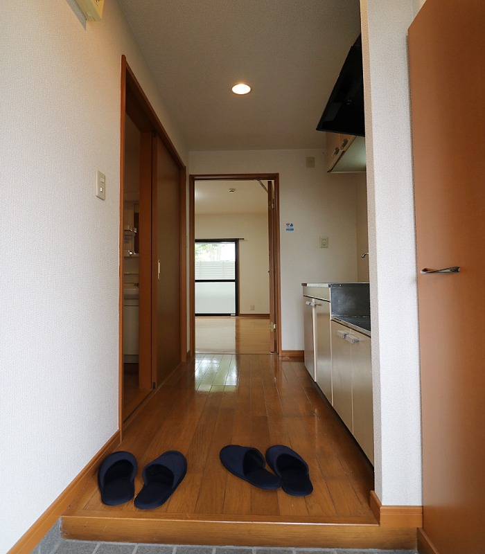 玄関からはこんな感じです