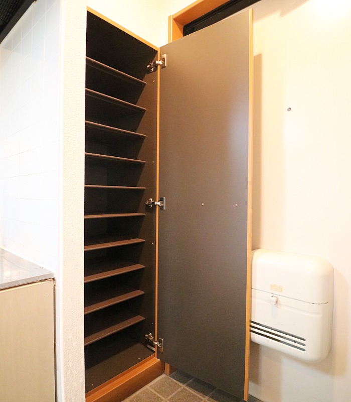 大容量の玄関収納です