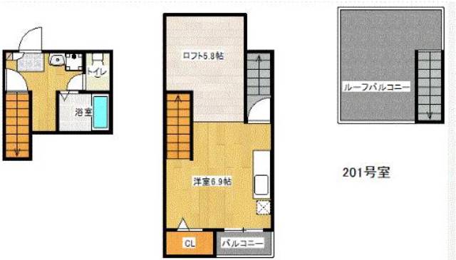 間取や内装は現状を優先します。