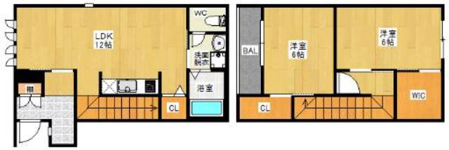 間取や内装は現状を優先します