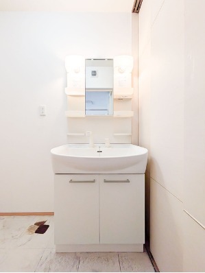 朝の支度はこちらで