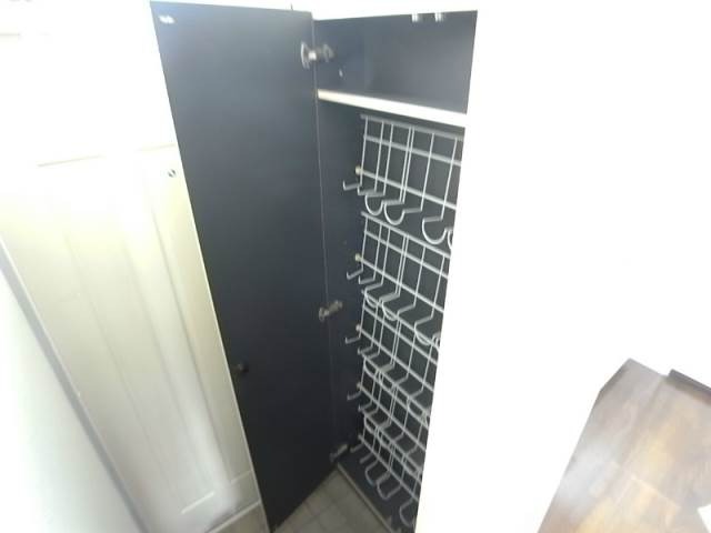 シューズボックス付きですので、靴が多くても安心ですね