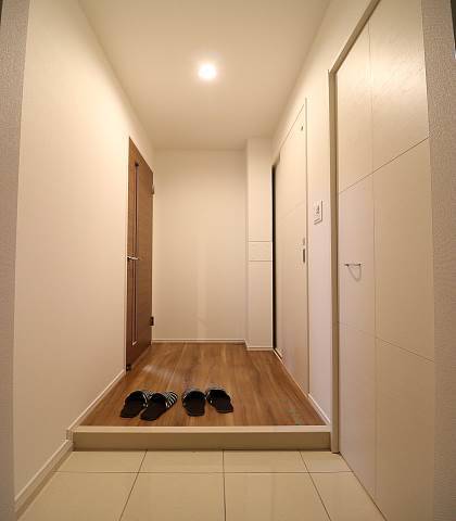 玄関はこのようになっています