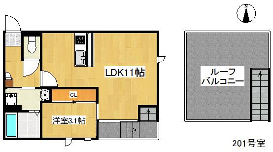 間取や内装は現状を優先します